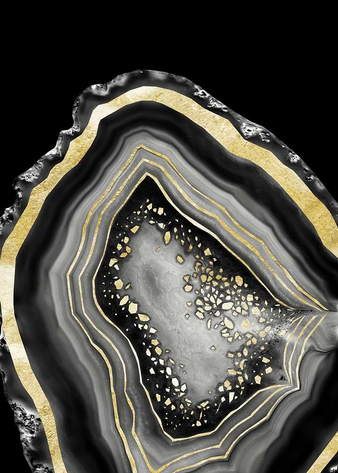 Agate Gold Foil Glam 4