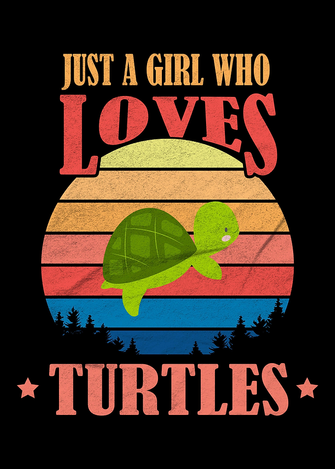 Girl Loves Turtles