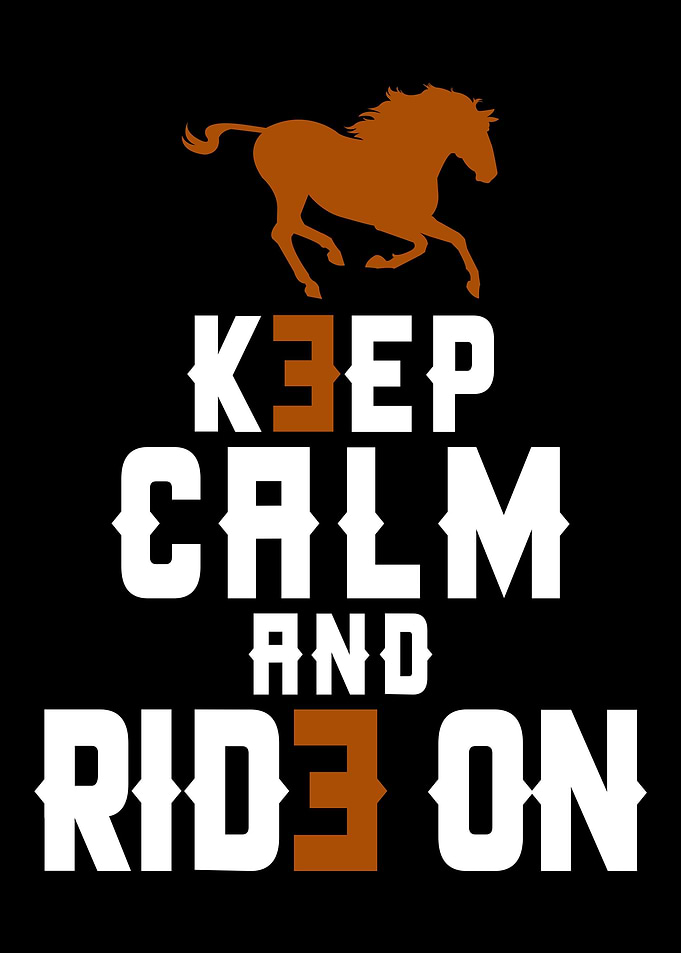 Horse Lover Keep Calm and