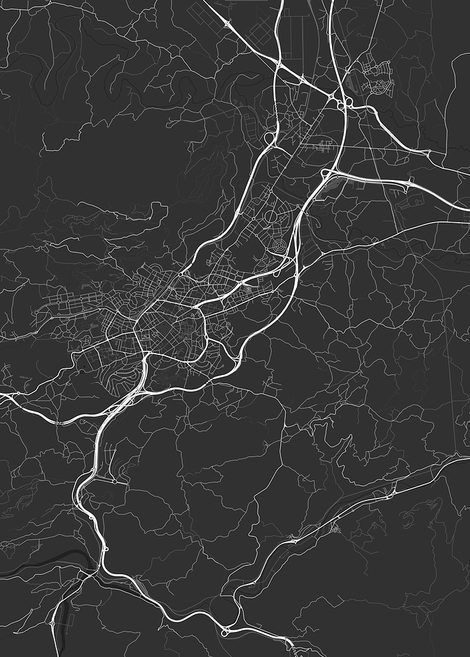 Oviedo Spain Map