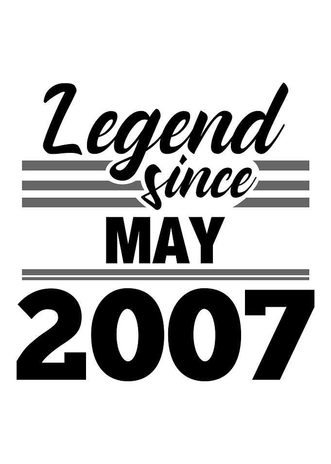 Legend Since May 2007