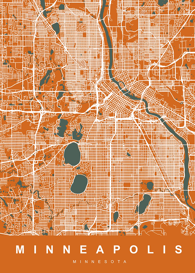 MINNEAPOLIS City Maps US