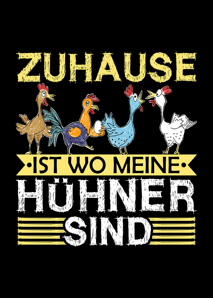 Zuhause Huhner Hennen