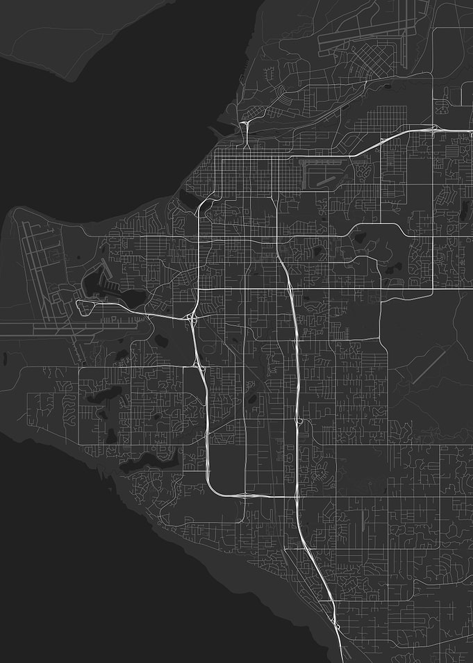 Anchorage USA Map