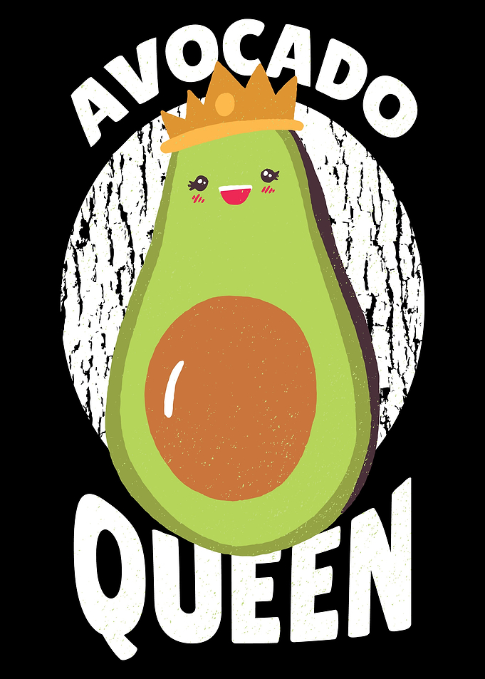 Avocado Queen Cute
