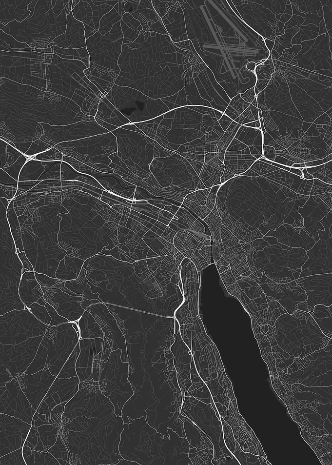 Zurich Switzerland Map