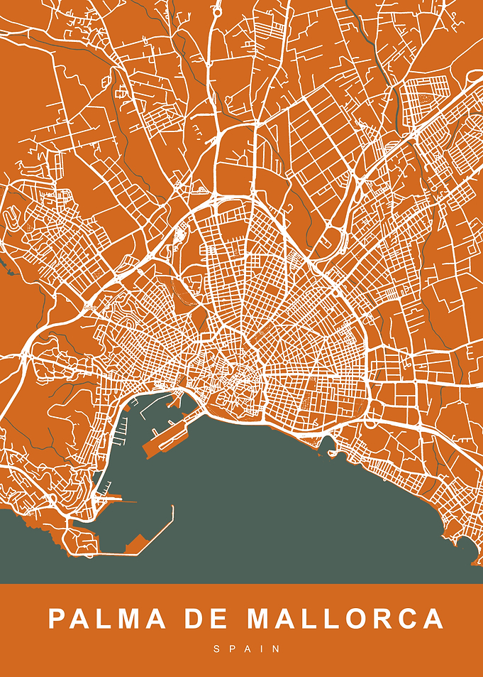 Palma de Mallorca City Map