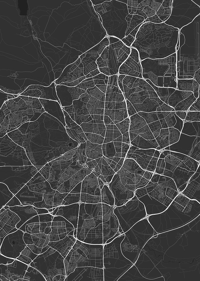 Madrid Spain Map