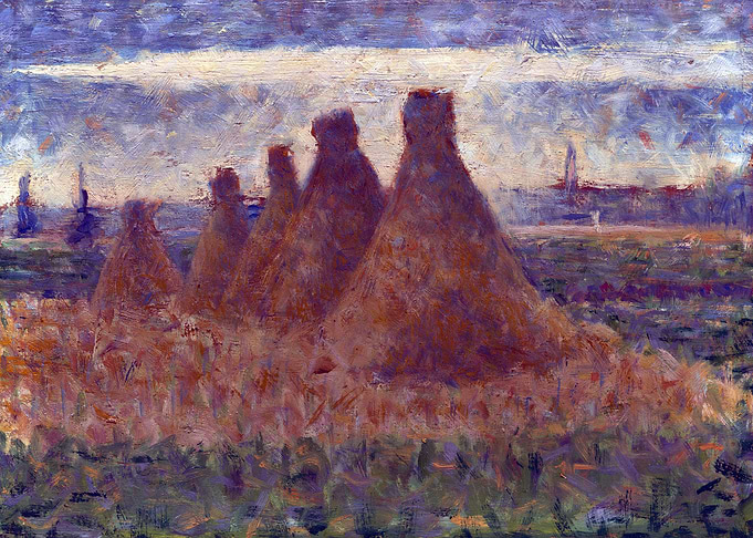 Georges Seurat Haystacks