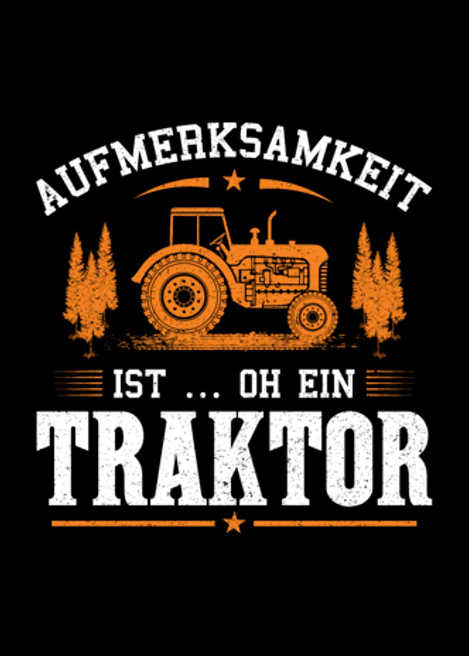 Lustiger Traktor Spruch