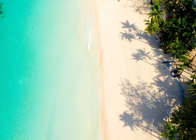 Ocean meets sand
