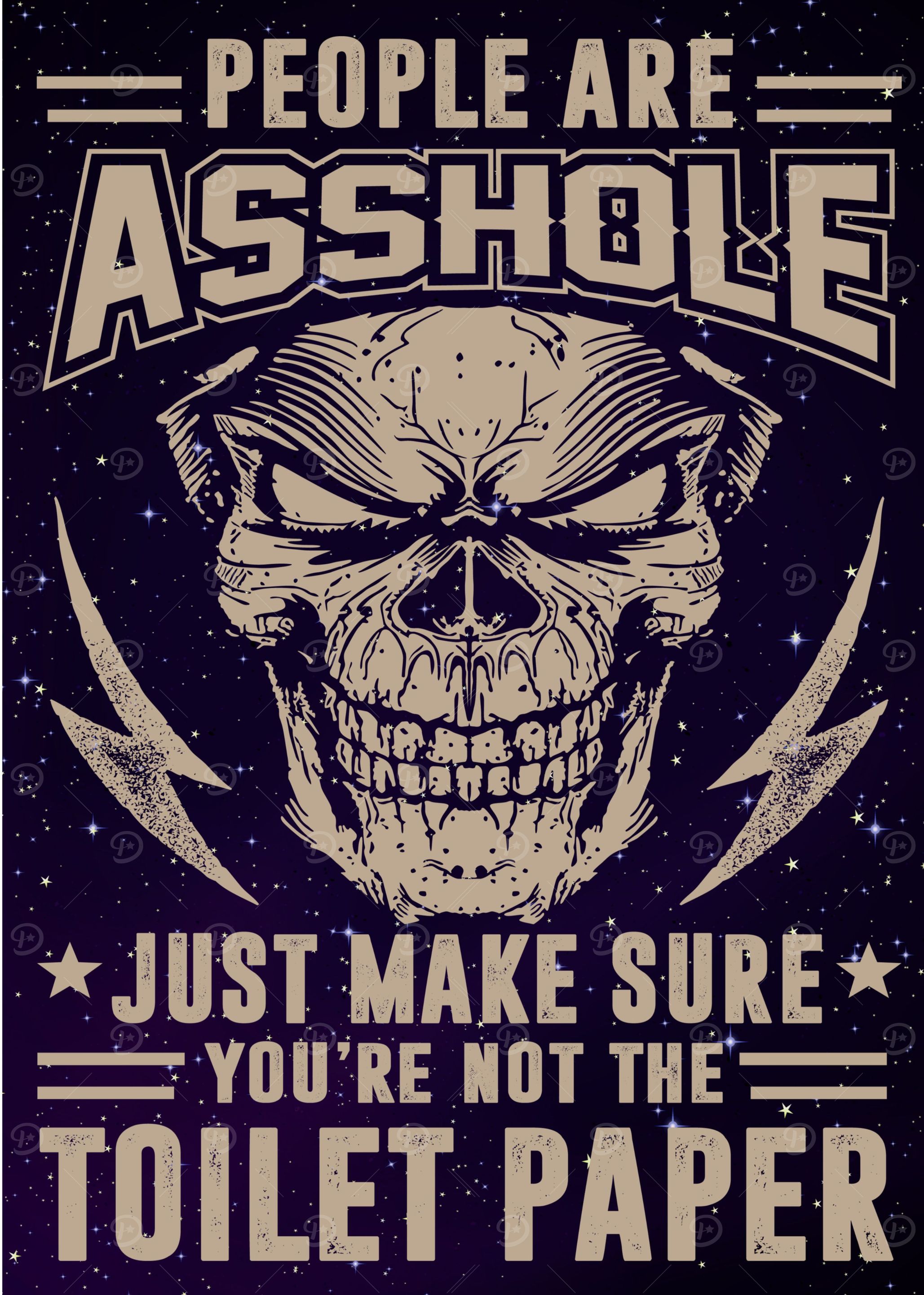 Skull and Biker funny