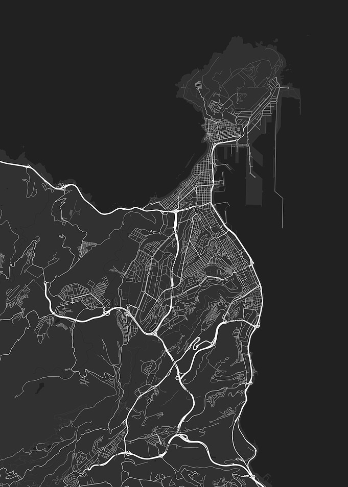 Las Palma Spain Map