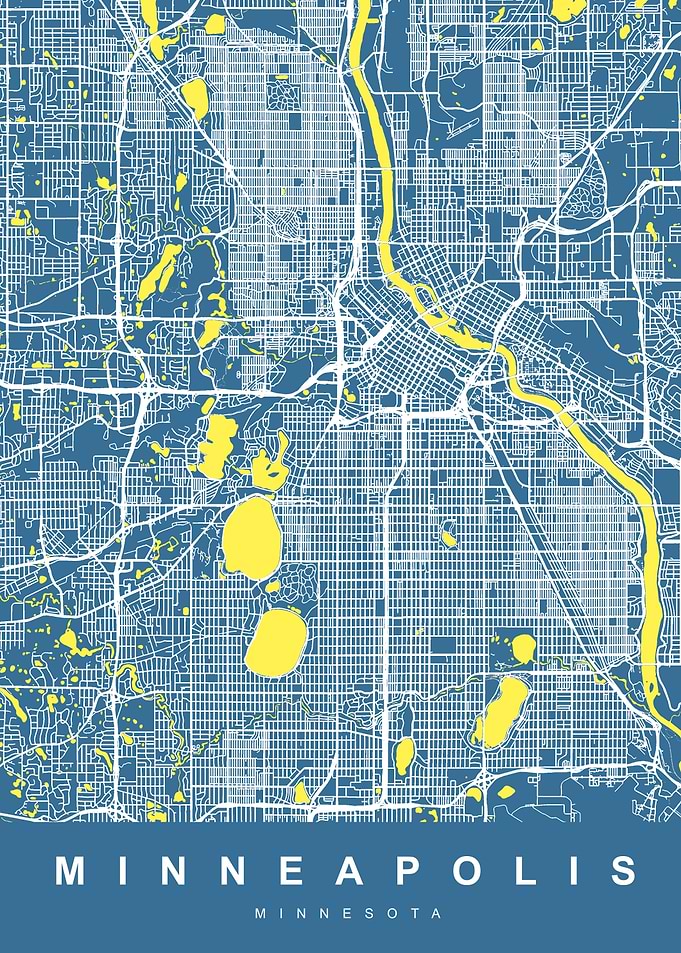 MINNEAPOLIS City Maps US