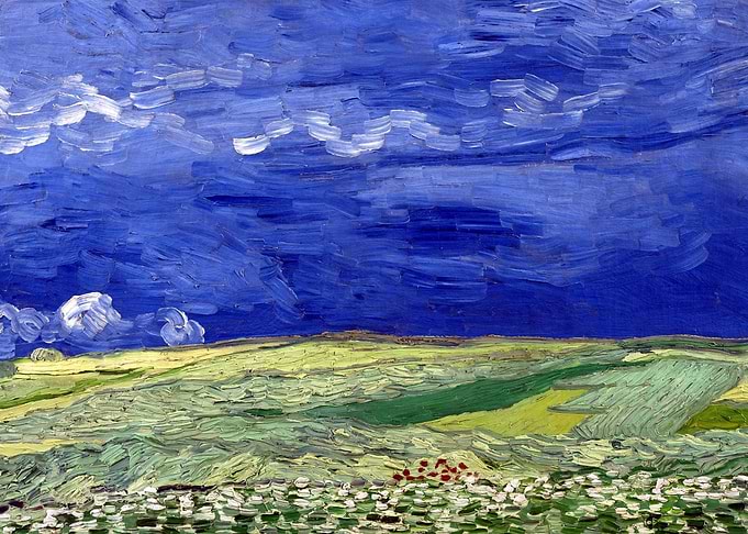 Wheatfield under Clouds