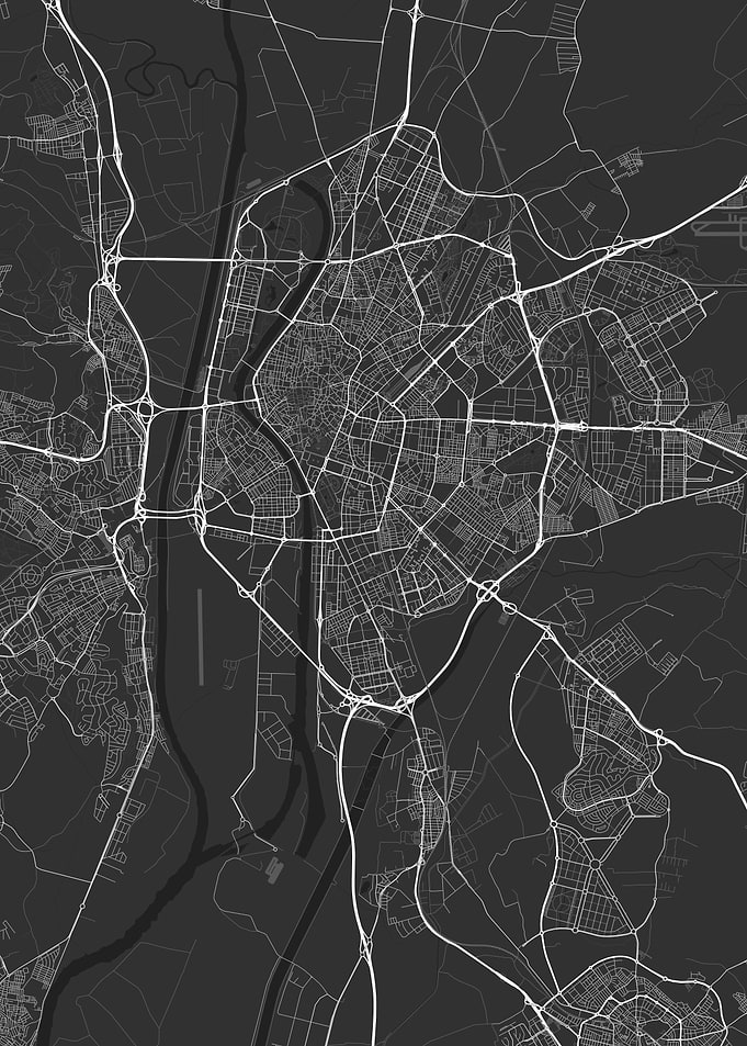 Seville Spain Map