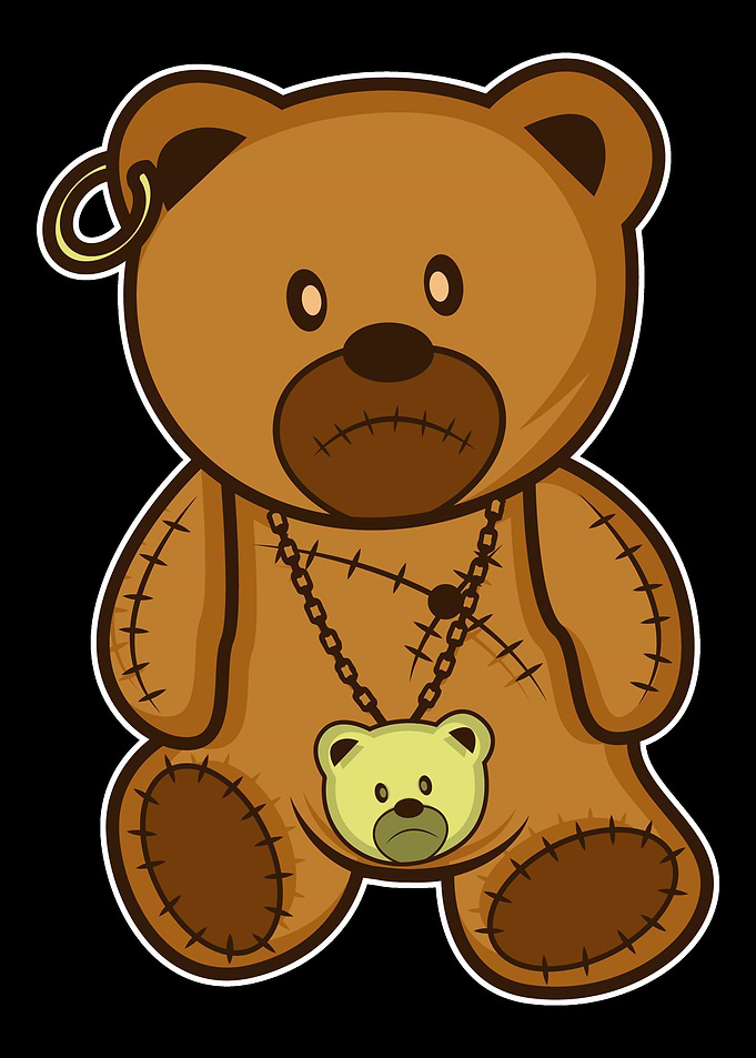 Teddy Bear Fashionista Or