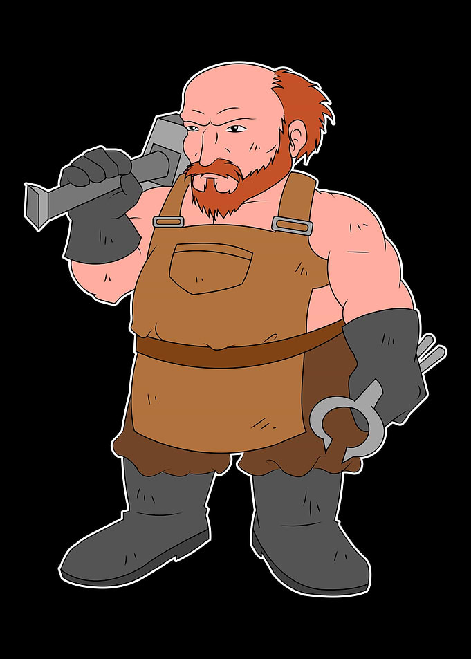Bold Blacksmith Dwarf