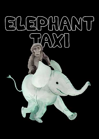 Safari Monkey Elephant rid