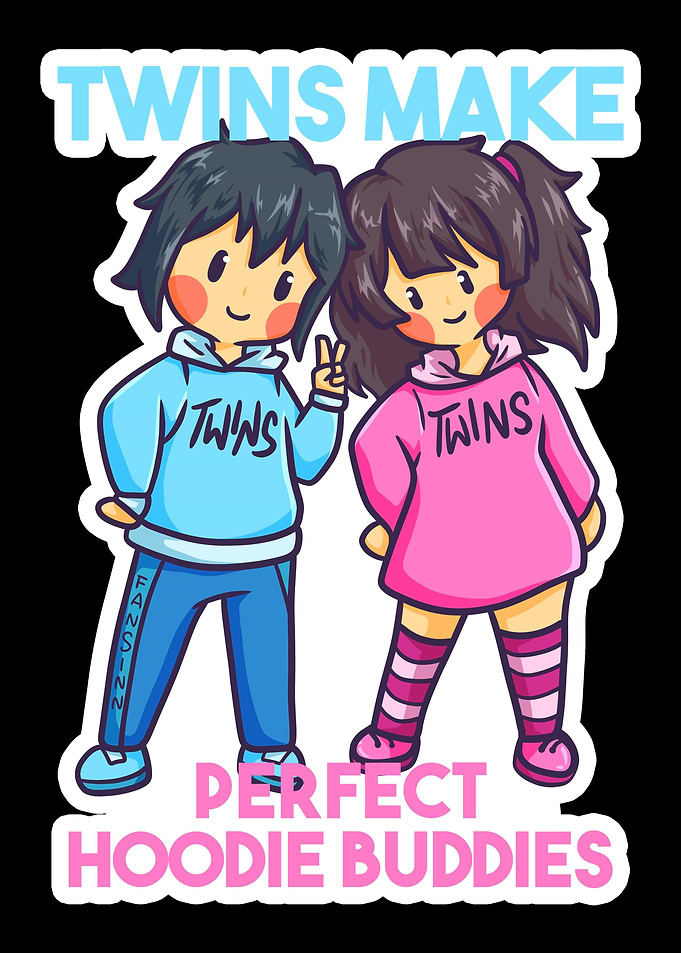 Sweatpants twin Family Gif