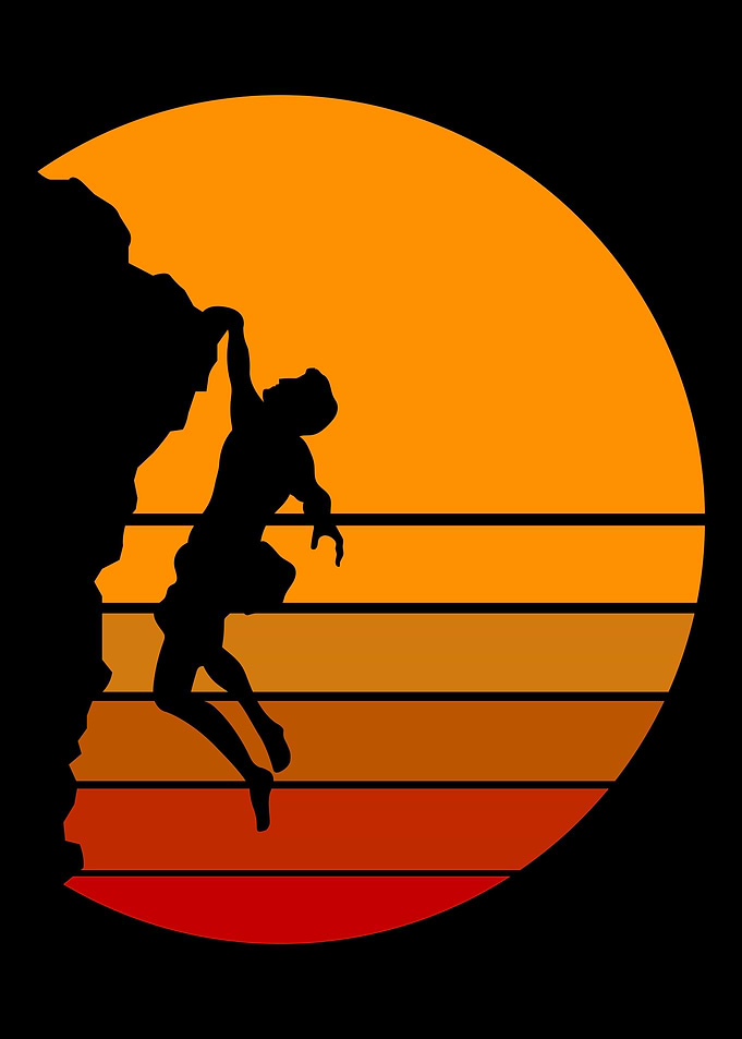 Rock Climb Boulderer