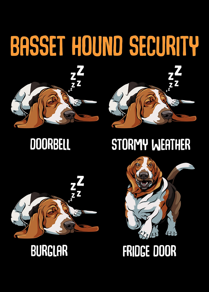 Basset Hound Security Anim