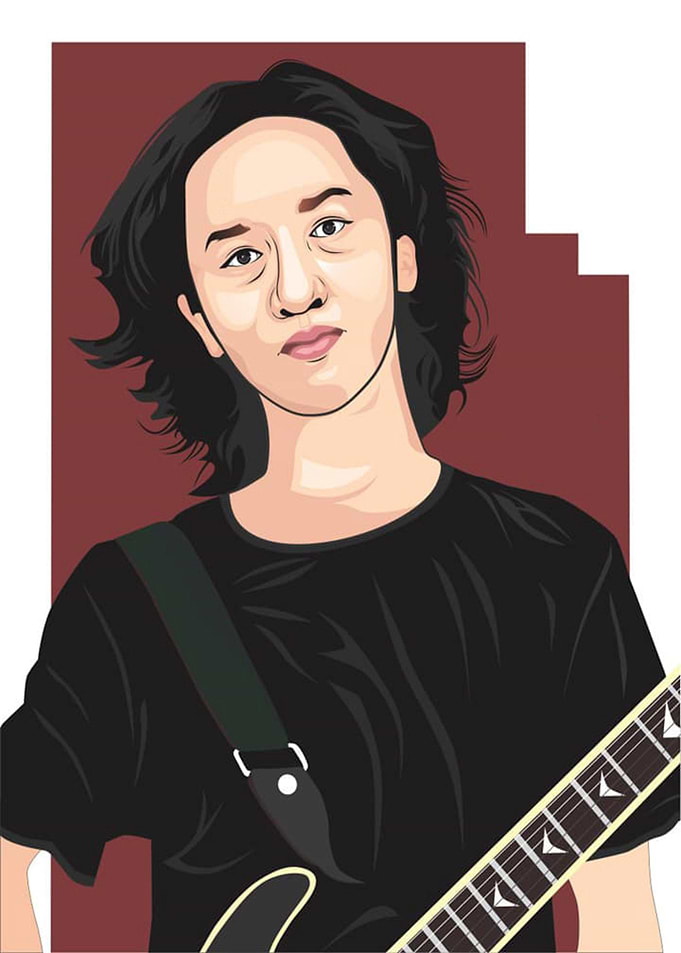 guitar man cool