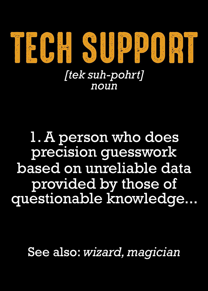 Tech Support Definition Fu