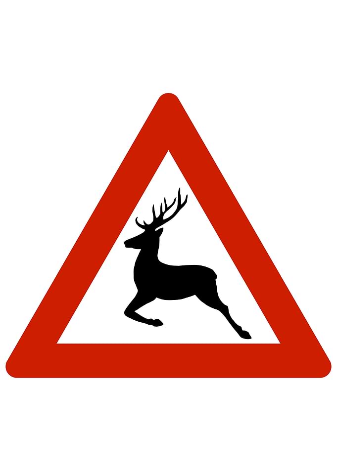 Norwegian Road Sign