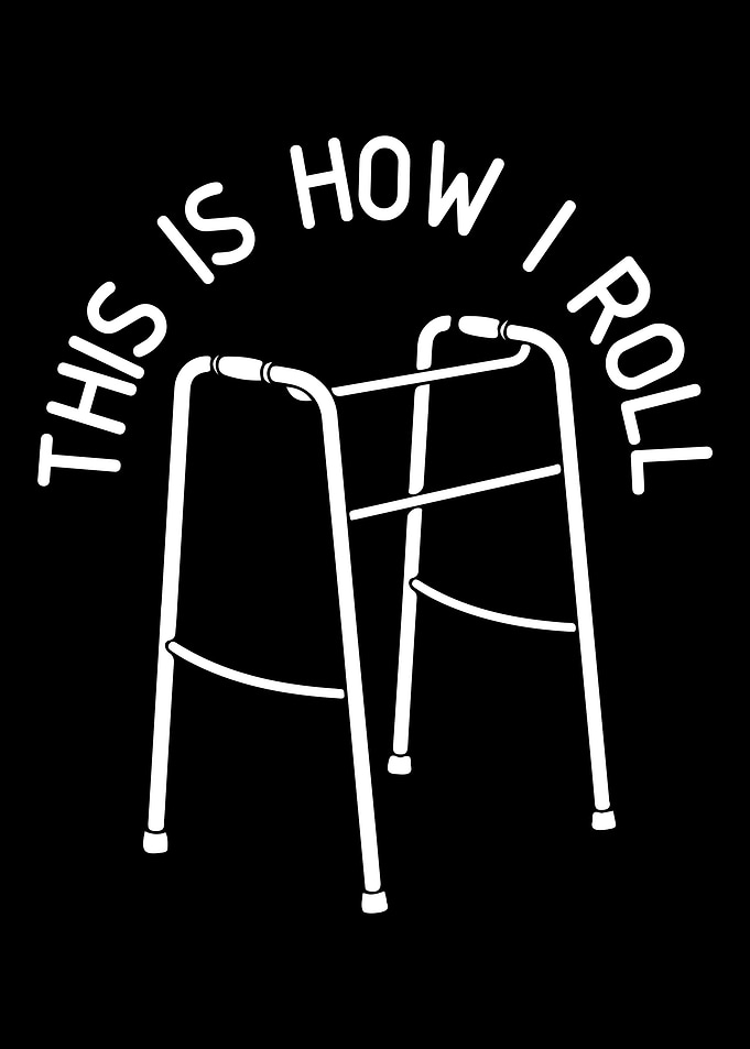 Senior citizen Rollator
