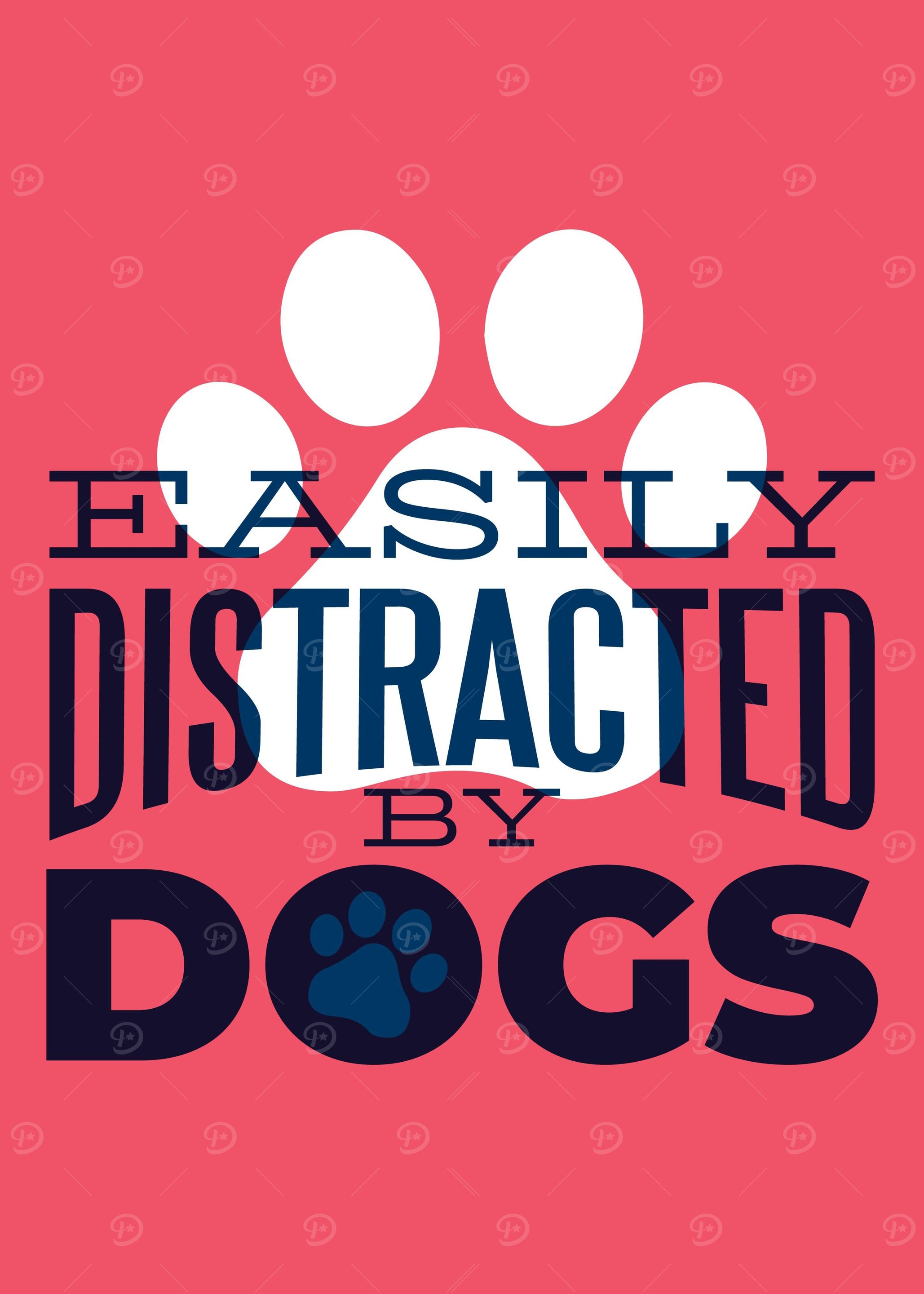 distracted by dogs