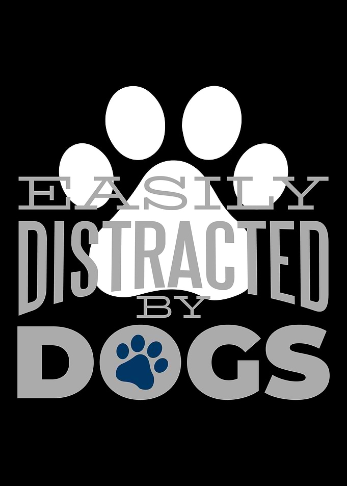 distracted by dogs