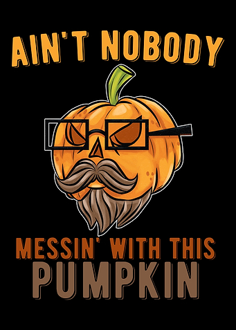 Halloween pumpkin Hipster