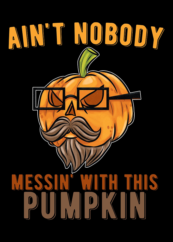 Halloween pumpkin Hipster