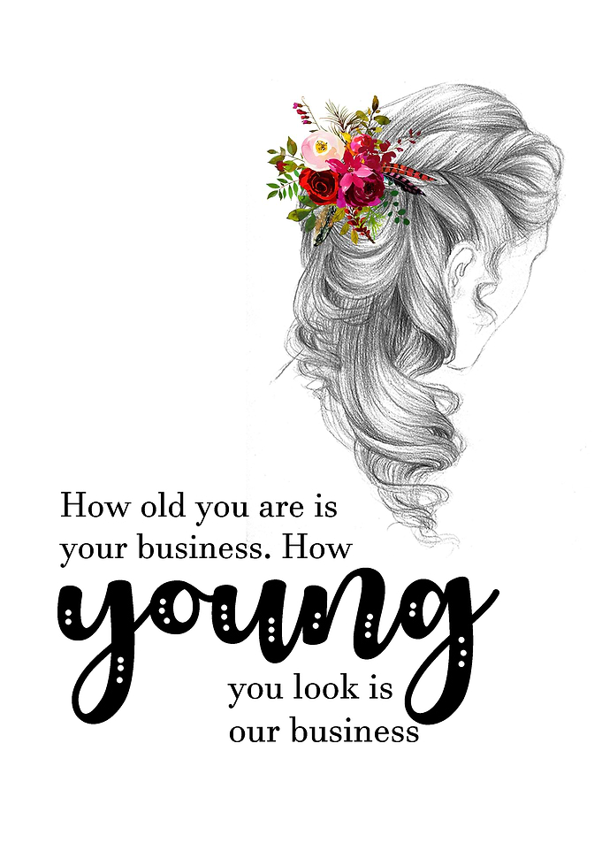How young you look