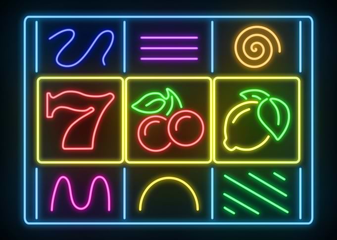 Slots Neon Sign