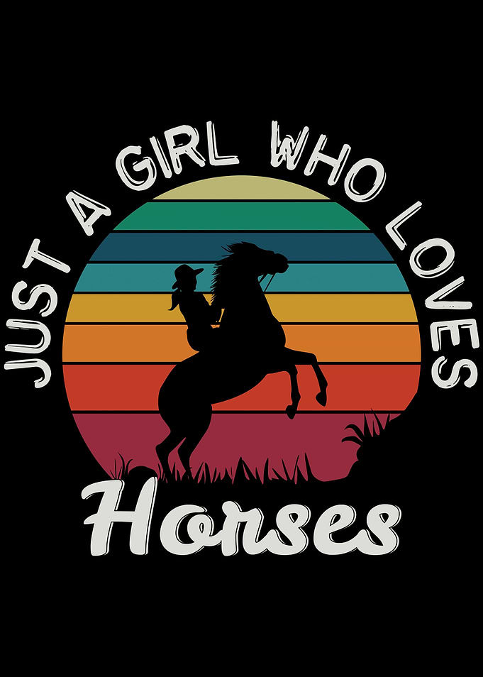 A Girl Who Loves Horses