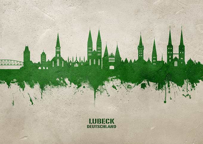 Lubeck Skyline Deutschland