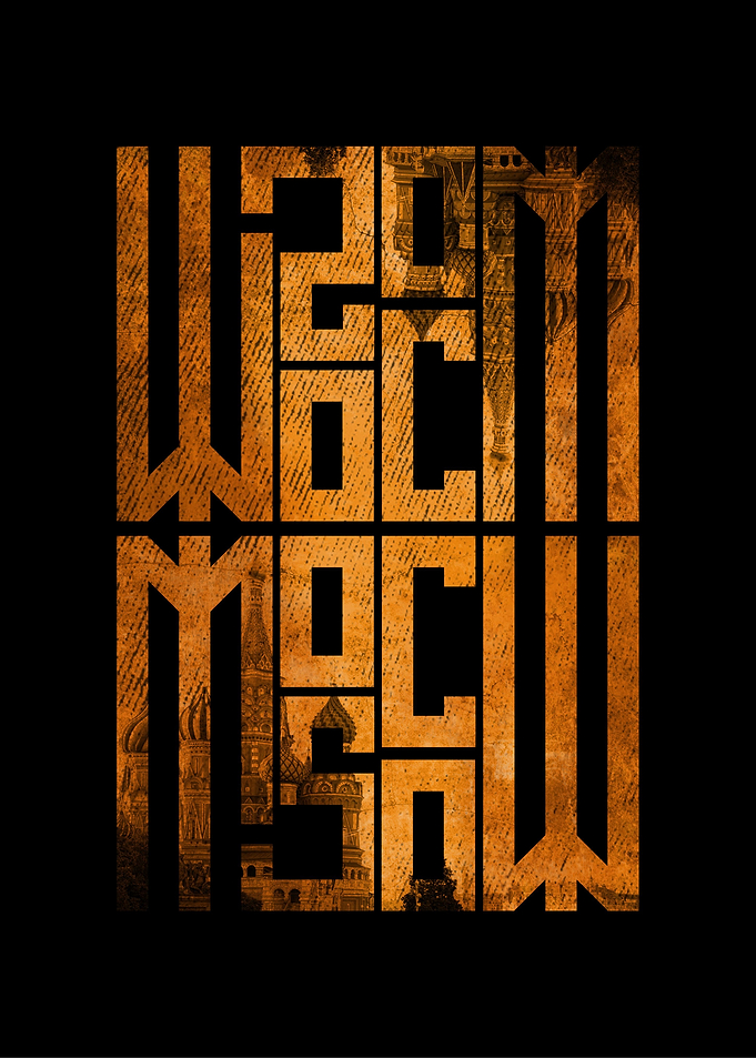 MOSCOW Text Art