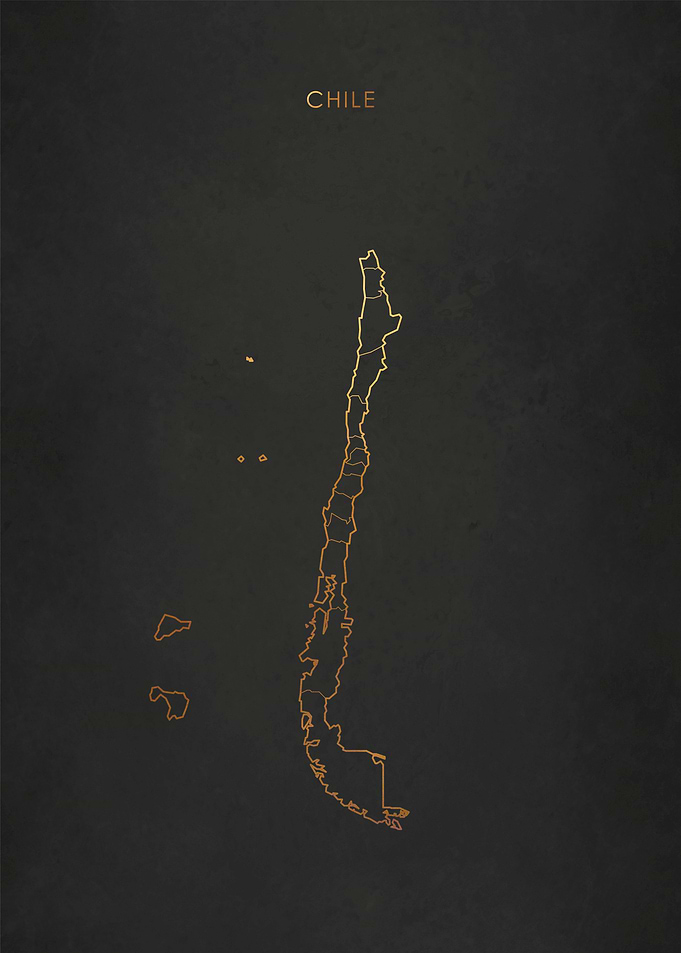 Gold Chile Map
