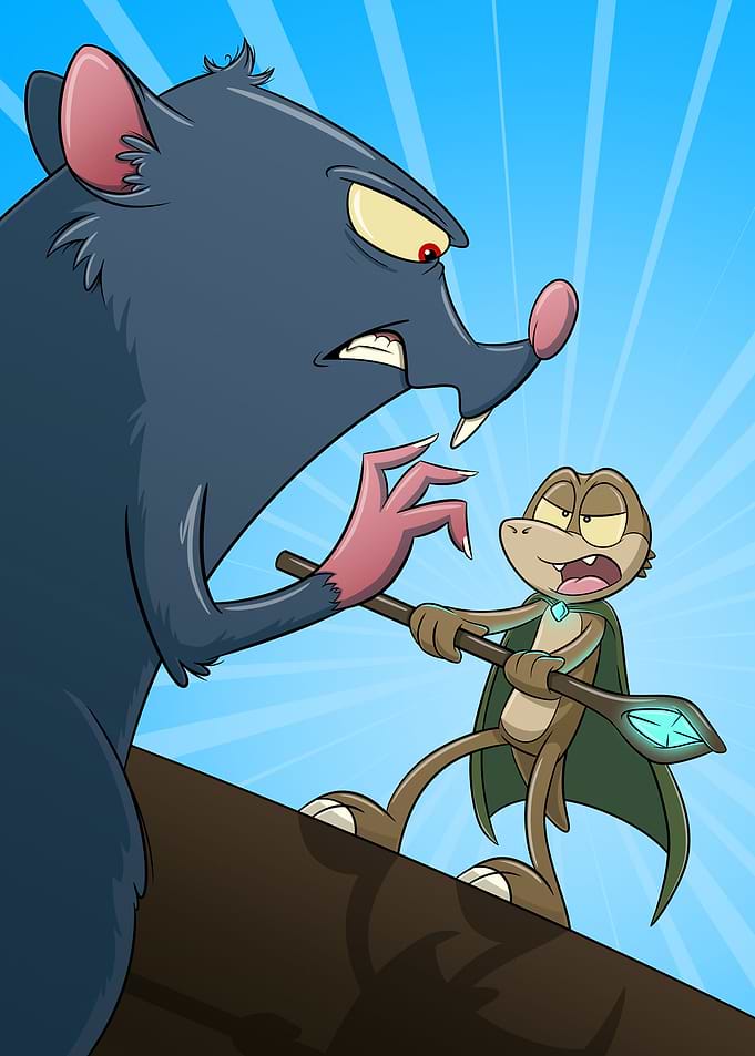 Logan vs Giant Rat