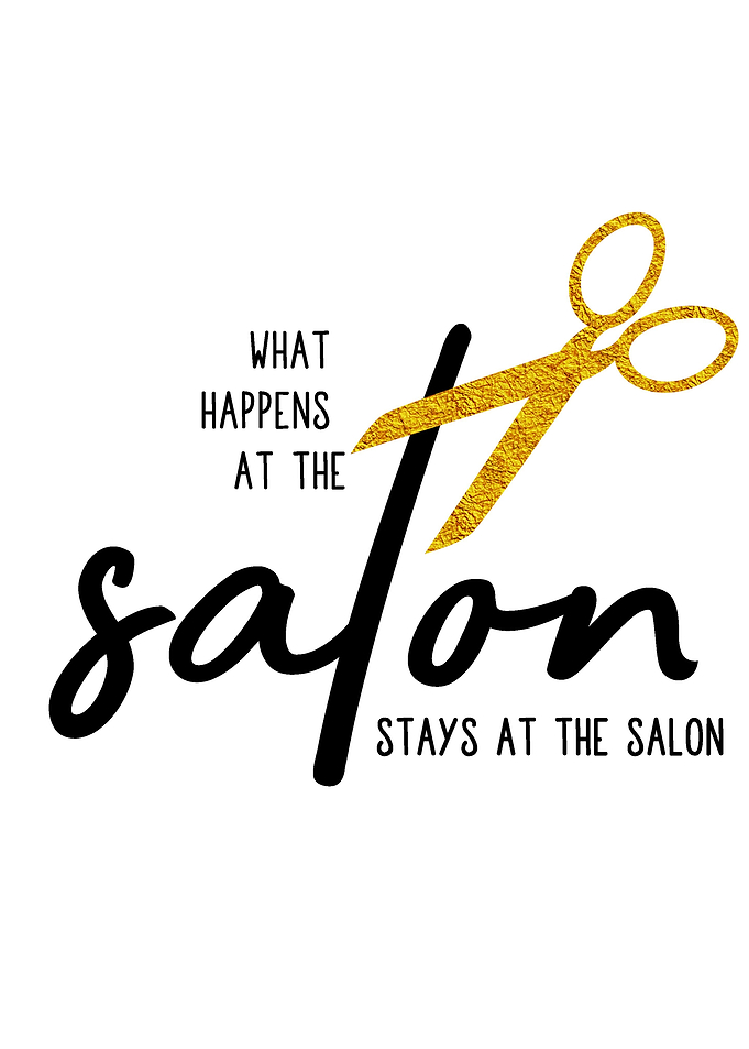 Stays at the salon