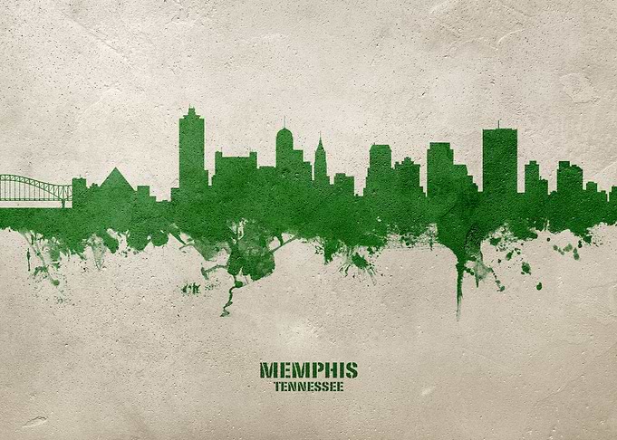 Memphis Skyline Tennessee