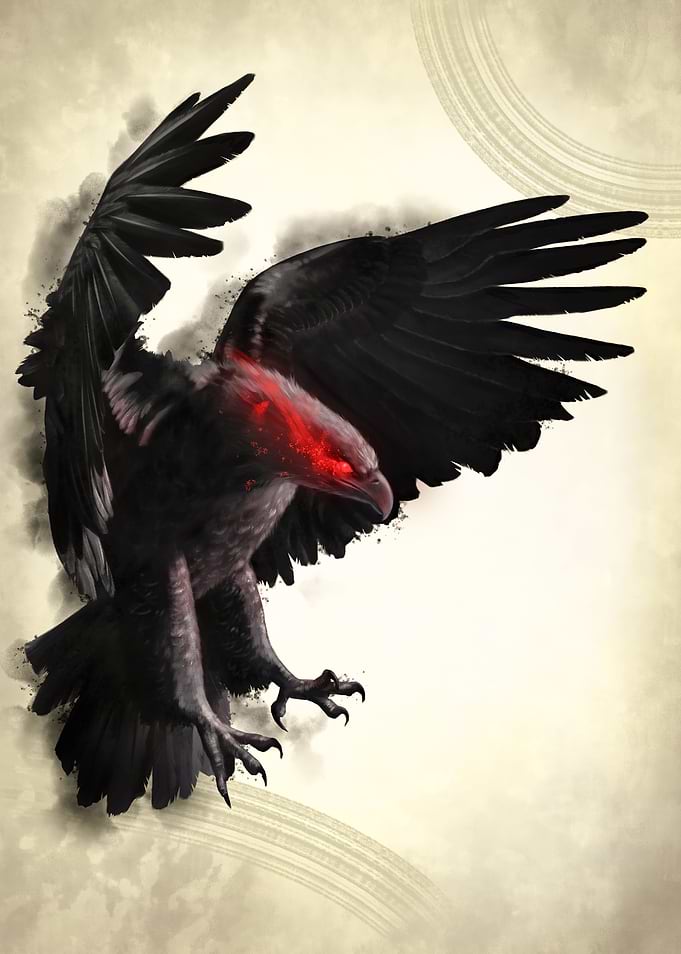 Rubyeyed Eagle