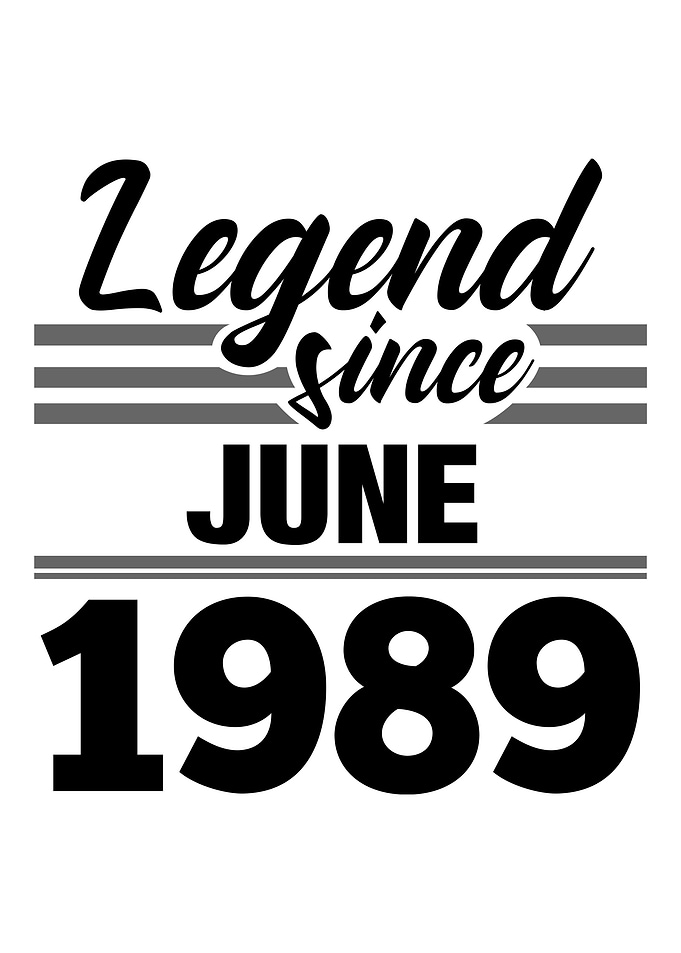 Legend Since June 1989