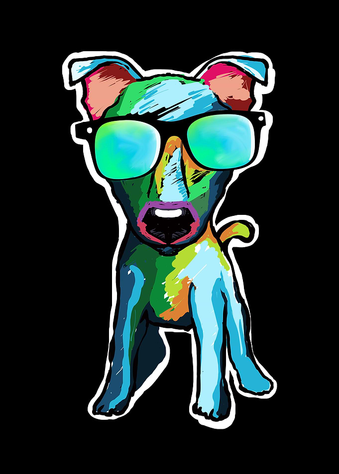 Miniature Bull Terrier Art