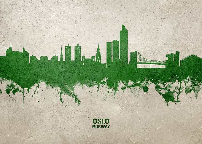 Oslo Skyline Norway
