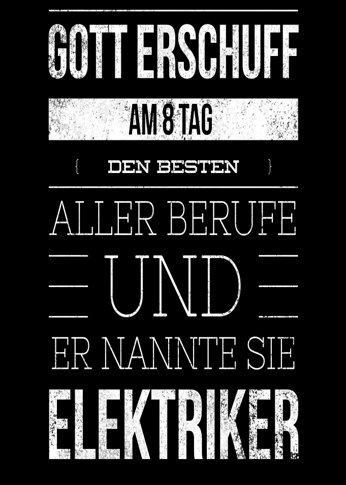 Elektriker Strom Geschenk
