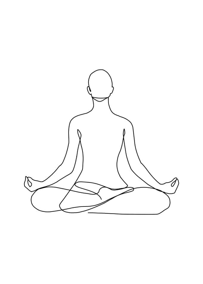 Lotus YOGA POSE