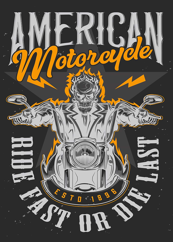 Biker Poster